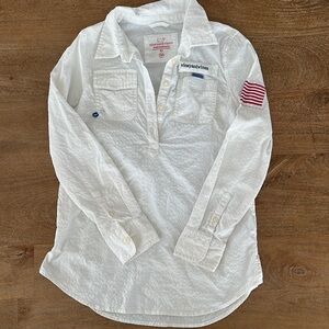 Vineyard Vines White Girls Coverup